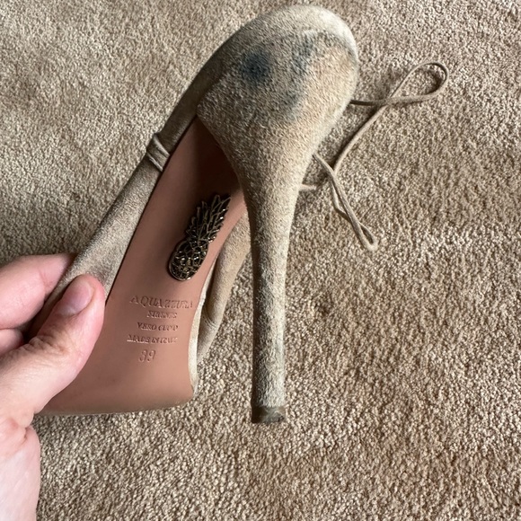 Aquazzura sexy things in tan 39 open to offers - Picture 4 of 7